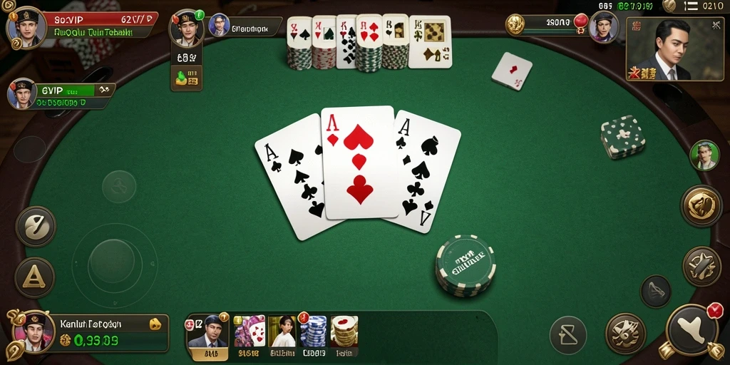 Tampilan gameplay QiuQiu yang seru dan interaktif.