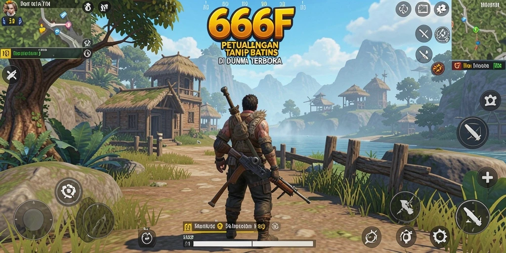 Tangkapan layar gameplay Open World 666F yang menampilkan eksplorasi luar biasa.