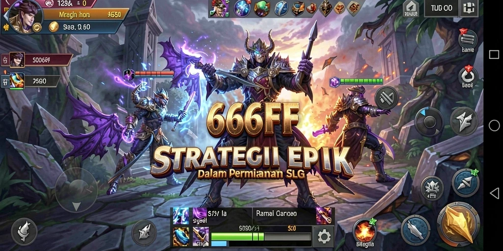 Tampilan gameplay mendebarkan dalam 666FF, menantang dan menarik.