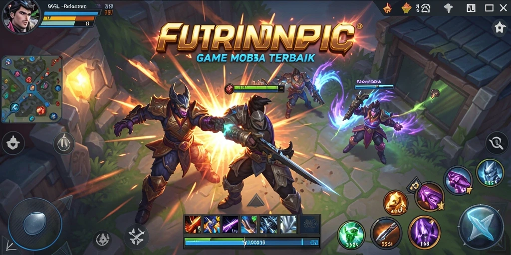 Gameplay seru dan strategi dalam 99SL MOBA.