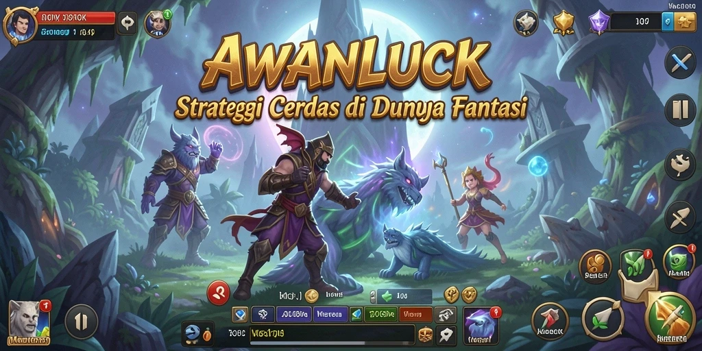 Tampilan gameplay menarik dari AWANLUCK yang menguji strategi dan keterampilan.