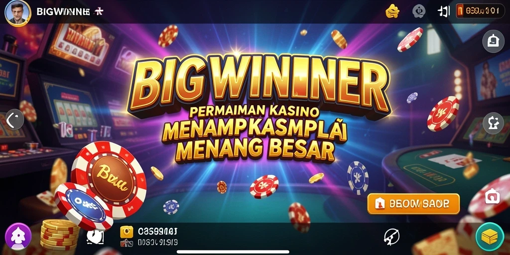 Tampilan gameplay Kasino yang seru dan menegangkan di BIGWINNER.
