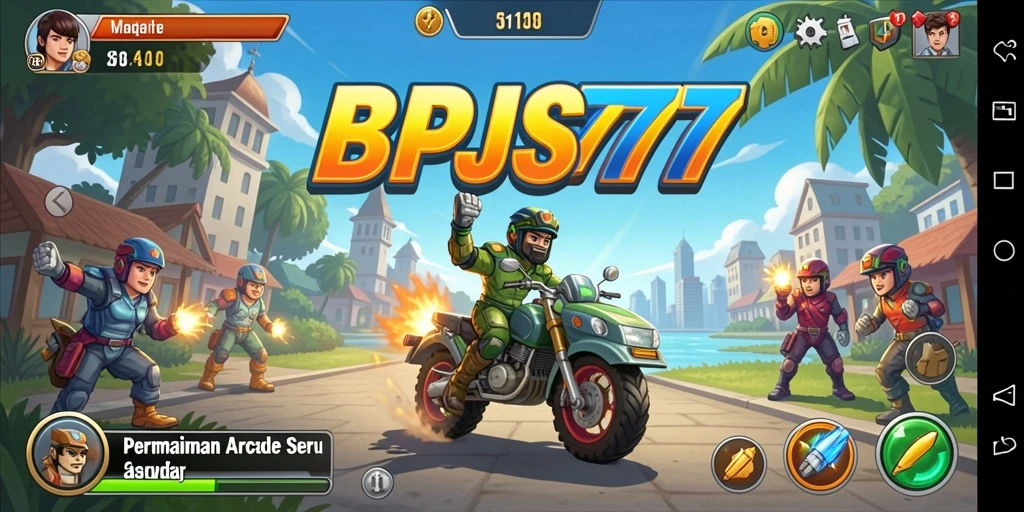Tampilan gameplay seru dan interaktif dari BPJS777 dalam genre Arcade.