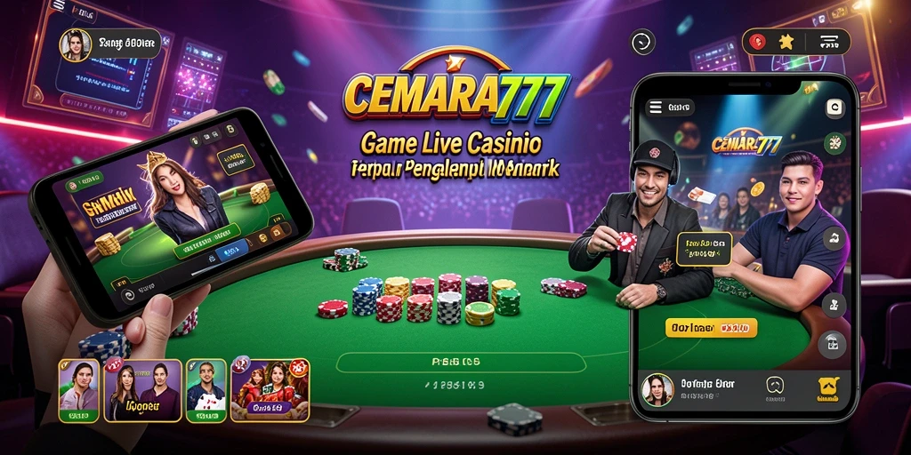 Gameplay menarik CEMARA777 dengan dealer live dan banyak pilihan permainan.