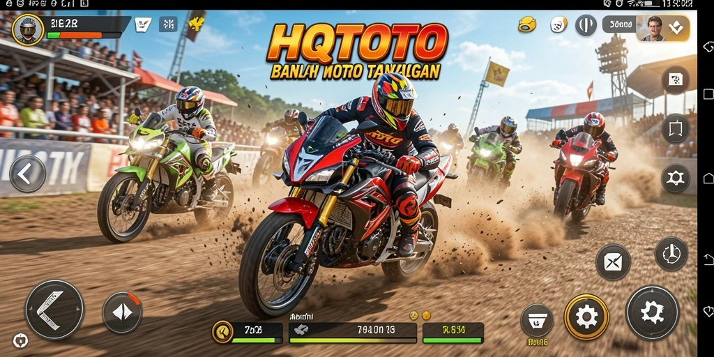 Tampilan gameplay HQTOTO yang penuh aksi dan seru.