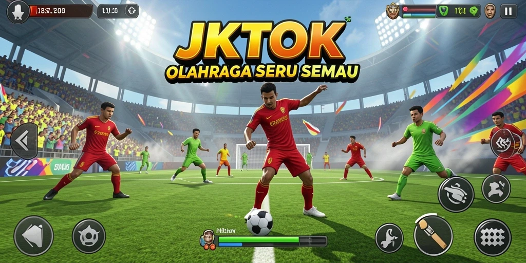Tampilan gameplay JKTOK yang menarik dan kompetitif.