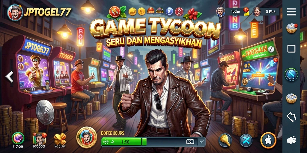 Tampilan gameplay JPTOGEL77 yang menarik dan menantang sebagai game Tycoon.