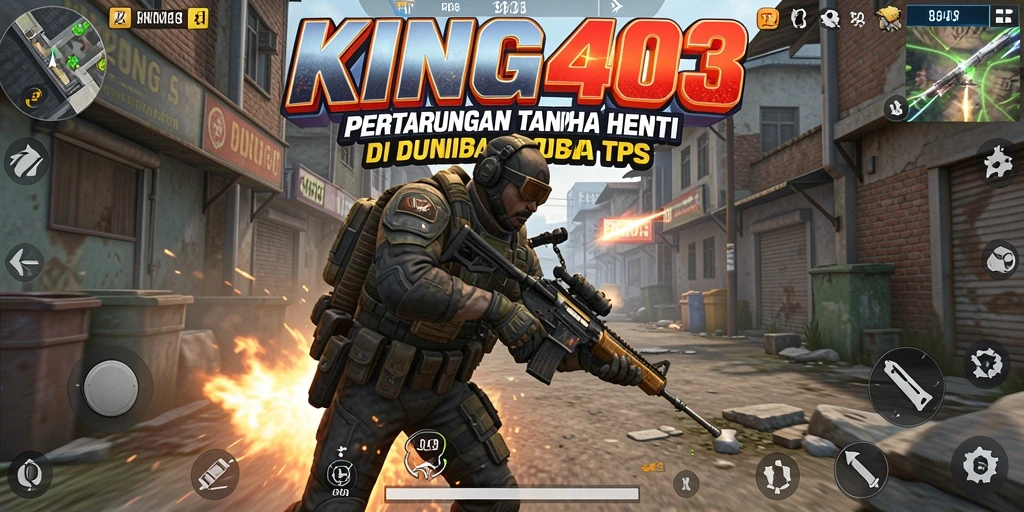 Tampilan gameplay seru dengan aksi pertempuran yang mendebarkan.