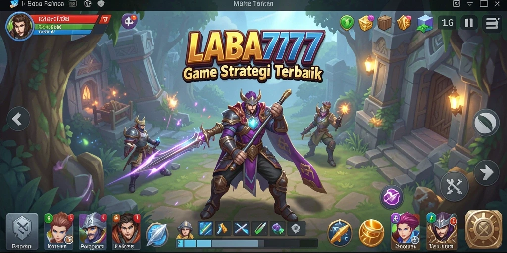 Tangkapan layar menunjukkan aksi menarik dalam gameplay SLG.