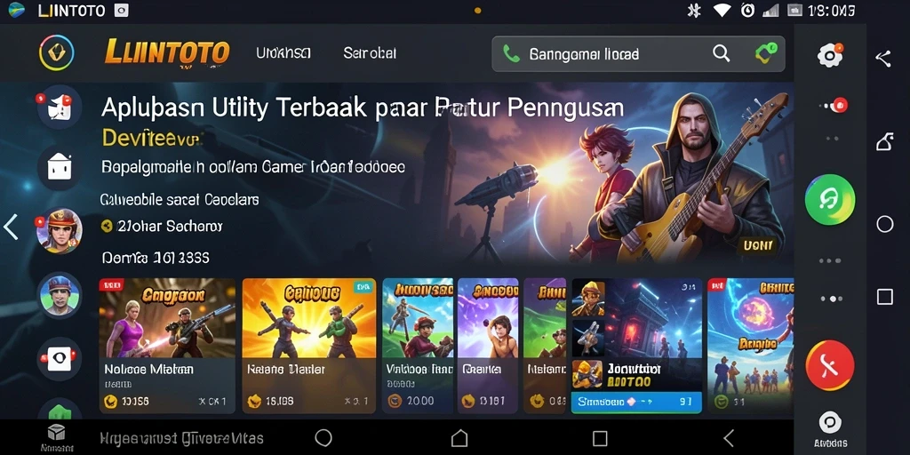 Tampilan antarmuka LINITOTO yang sederhana untuk pengelolaan Utility.