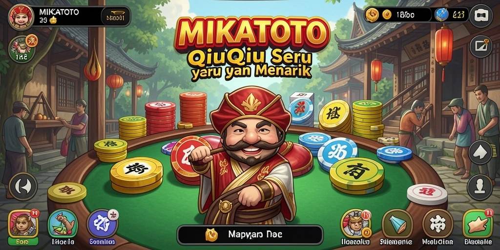 Gameplay seru MIKATOTO dalam aksi QiuQiu.