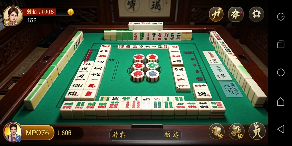 Tampilan gameplay MPO76 yang menarik dan menantang di dunia Mahjong.