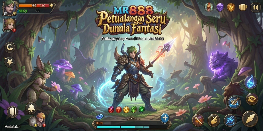 Screenshot gameplay MR888 yang menunjukkan petualangan seru.