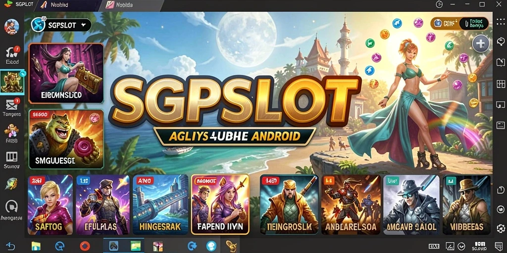 Tampilan utama SGPSLOT yang intuitif dan user-friendly.
