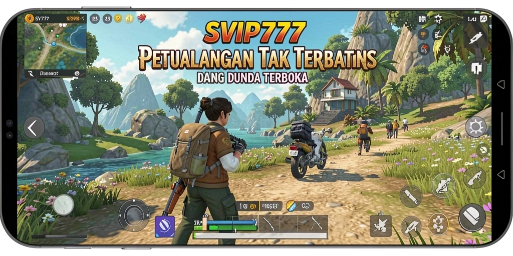 Tampilan gameplay SVIP777 dalam dunia Open World yang memukau.